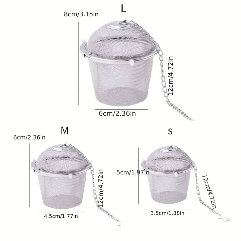 Easy Mesh Filter With Chain, Herbal Sieve Infuser, Reusable Stainless Steel Seasoning, Kitchen Filter Sachet with Chain, Herbal Ball Cooking Tools with Chain, Kitchen Filter Sachet with Chain, Multifunctional Fine Mesh Strainer, Ball Condiment Container Easy Mesh Filter With Chain, Herbal Sieve Infuser, Reusable Stainless Steel Seasoning, Kitchen Filter Sachet with Chain, Herbal Ball Cooking Tools with Chain, Kitchen Filter Sachet with Chain, Multifunctional Fine Mesh Strainer, Ball Condiment Container